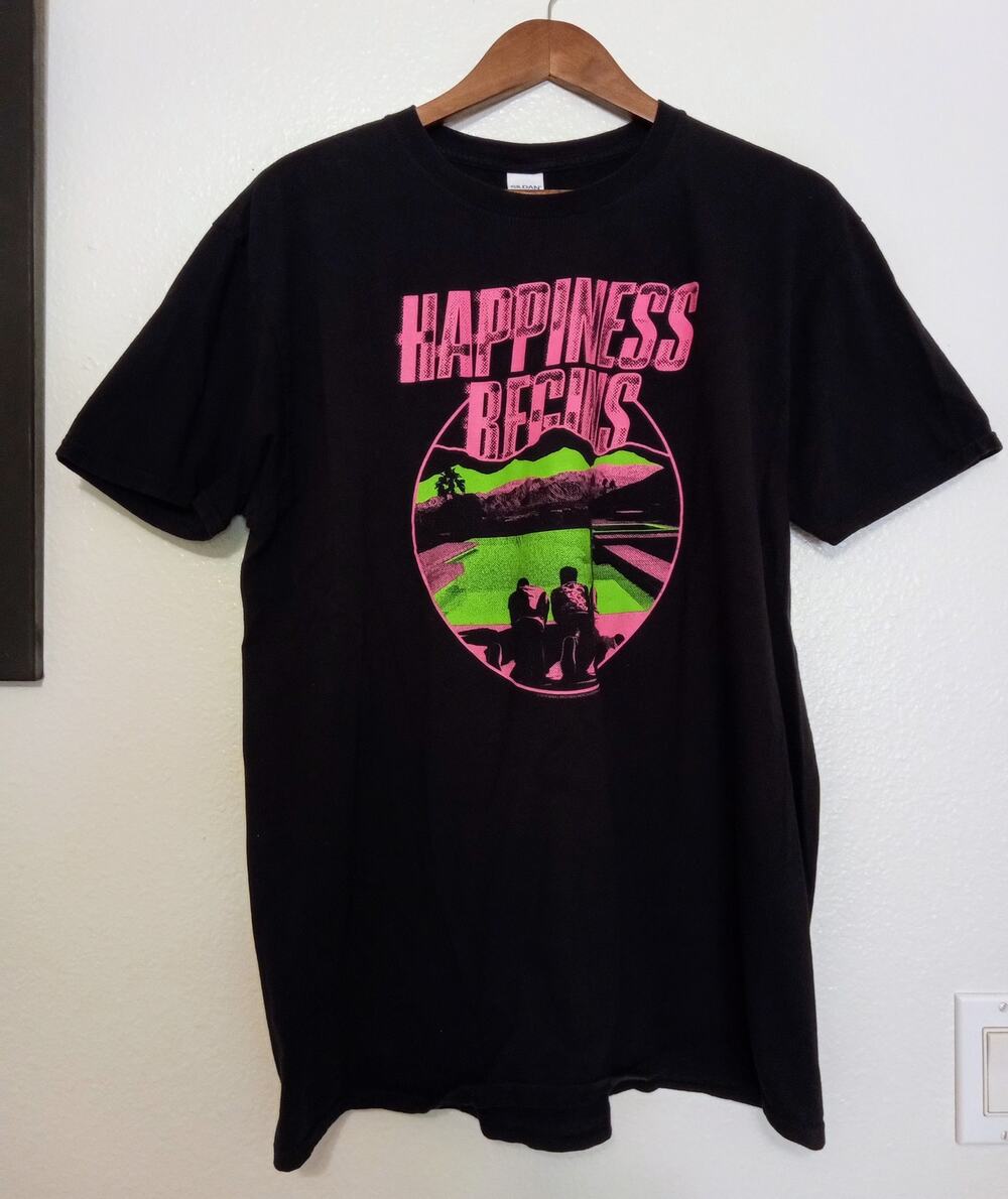 Jonas Brothers Happiness Begins Tour 2019 Dates Concert T-Shirt Neon Color SZ XL